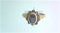 Ringe Sommer Dame Anello Con Pietra in Gelbgold Granato GRA SOMMER - GRA SOMMER